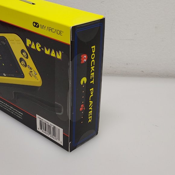 MY ARCADE PAC-MAN POCKET PLAYER PORTABLE HANDHELD GAME CONSOLE 3 GAMES IN 1 NEW - Picture 6 of 10